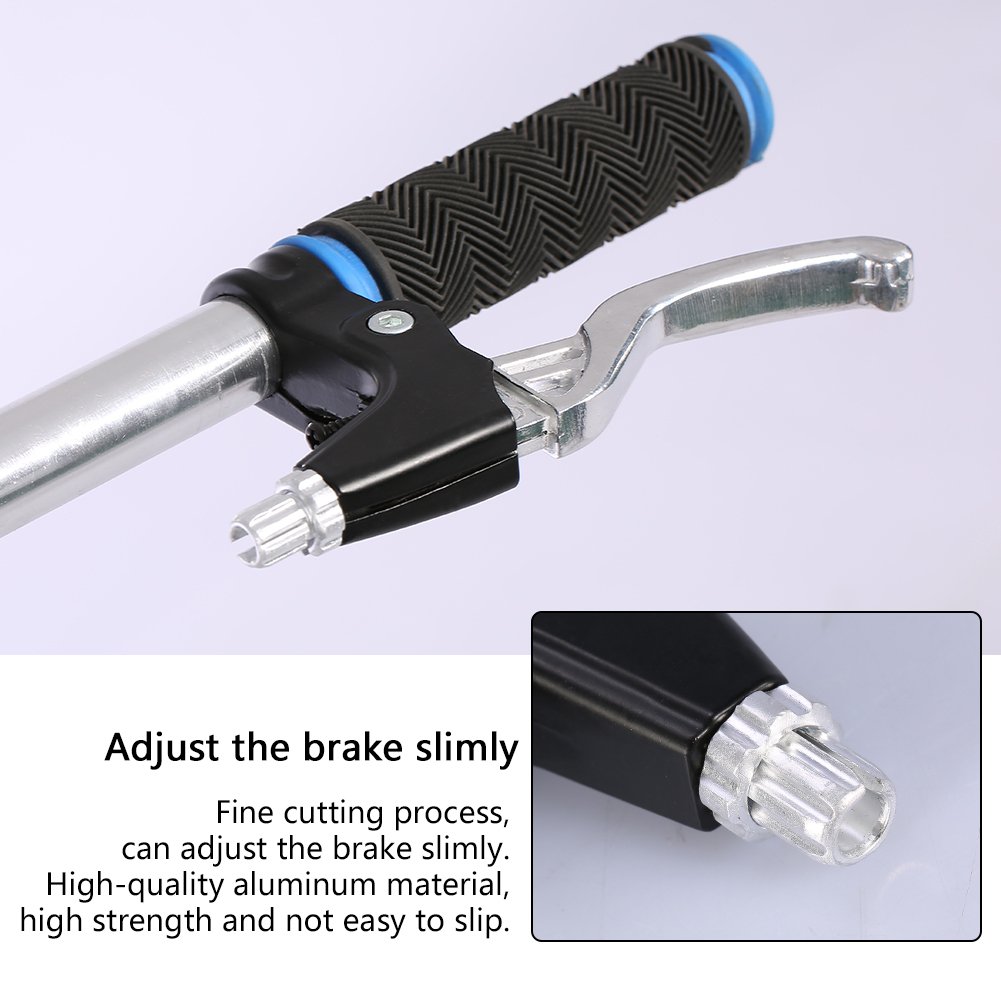 Yiio 1 Pair Universal Aluminum Alloy Bike Brake Levers - Fits Mountain Bikes, Kids Bikes, Folding Bikes, MTB & BMX (2.2cm Diameter) | Durable Handlebar Brake Levers for Cycling Safety & Comfort