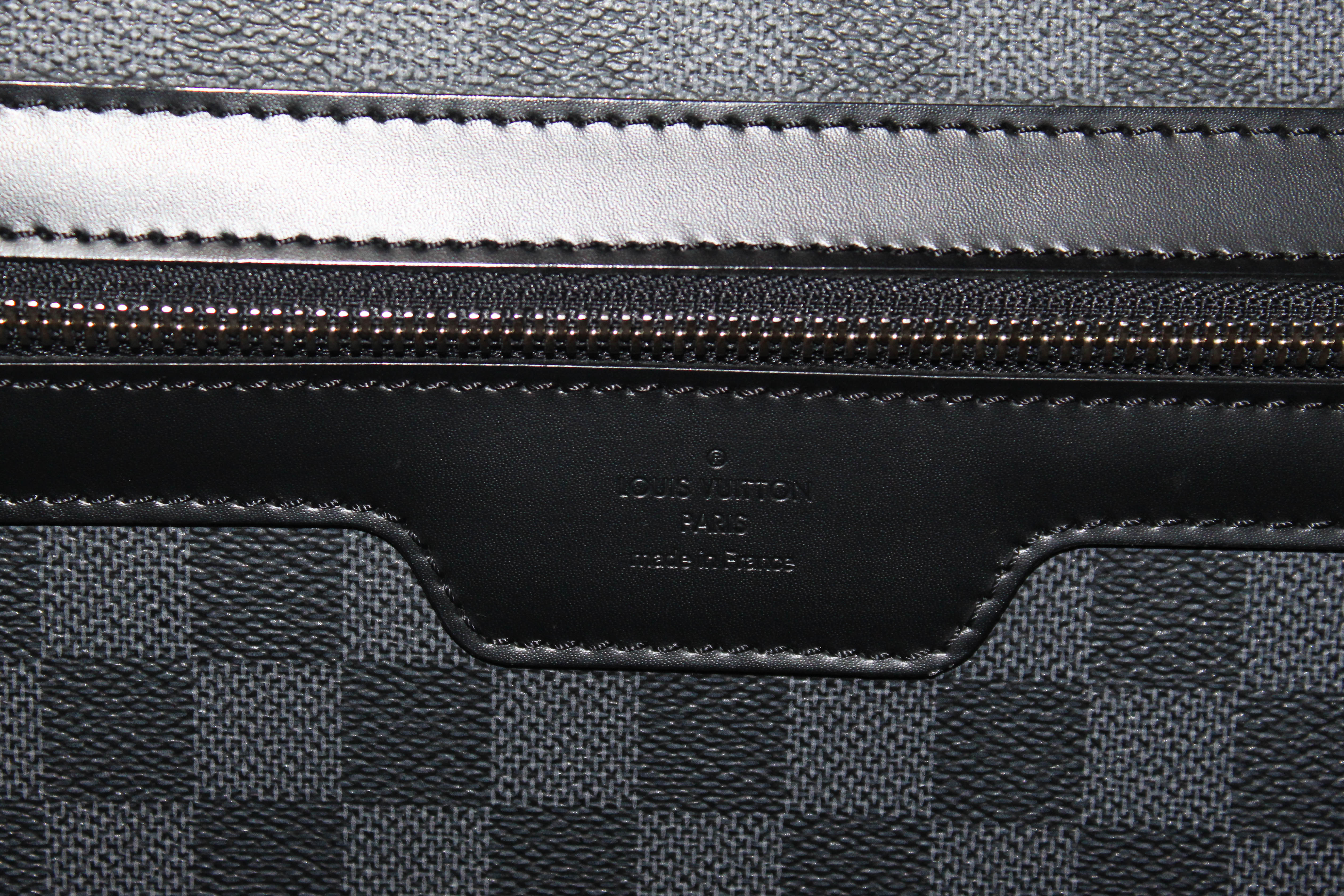 Authentic Louis Vuitton Damier Graphite Canvas Pegase 45 Rolling Luggage Suitcase - Premium Carry-On for Business Travel & Luxury Vacations