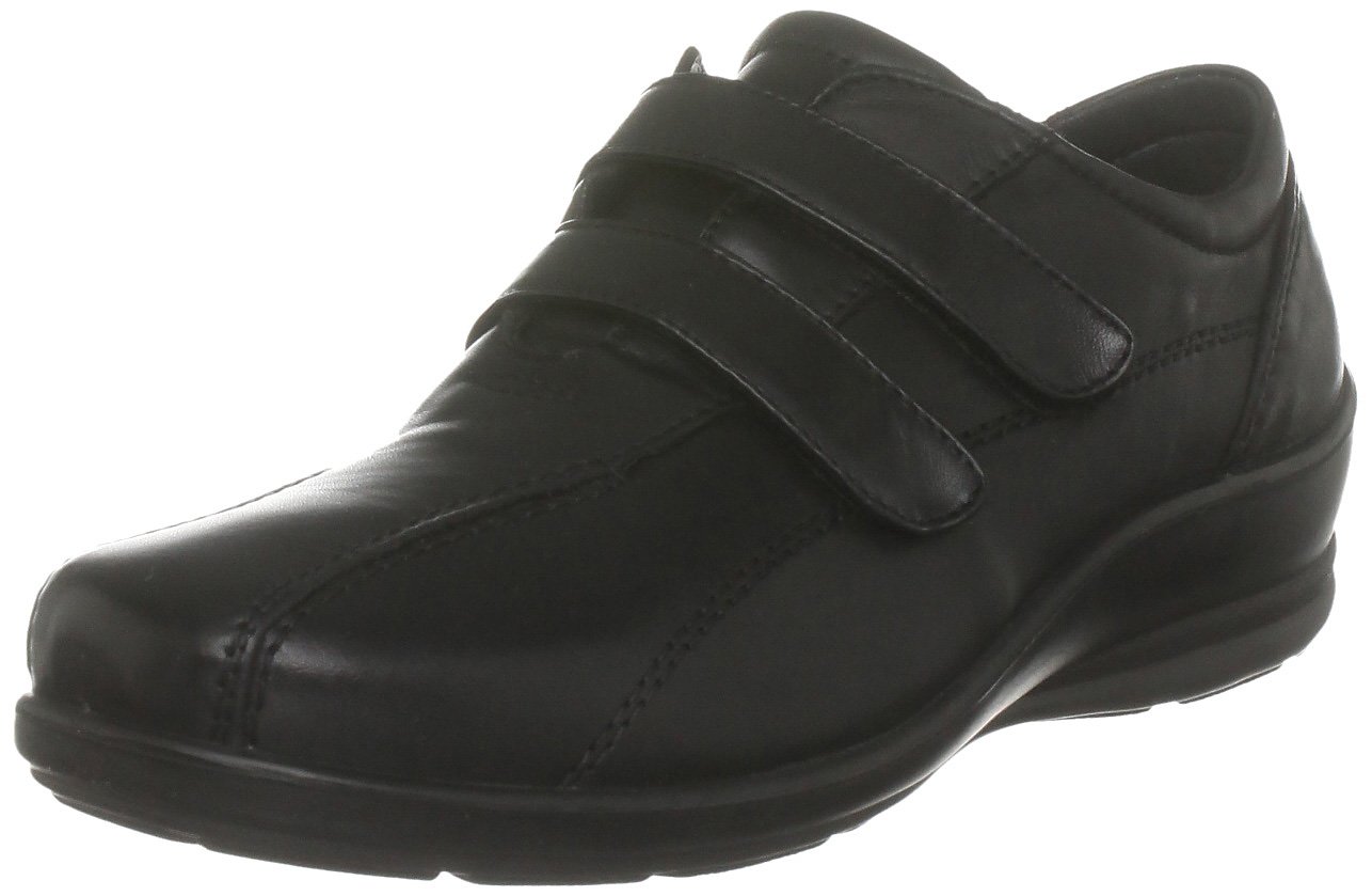 Padders Women's Sady Comfortable Wedge Heels - Black Size 7 | Fashionable Summer Sandals for Beach, Party & Casual Outings