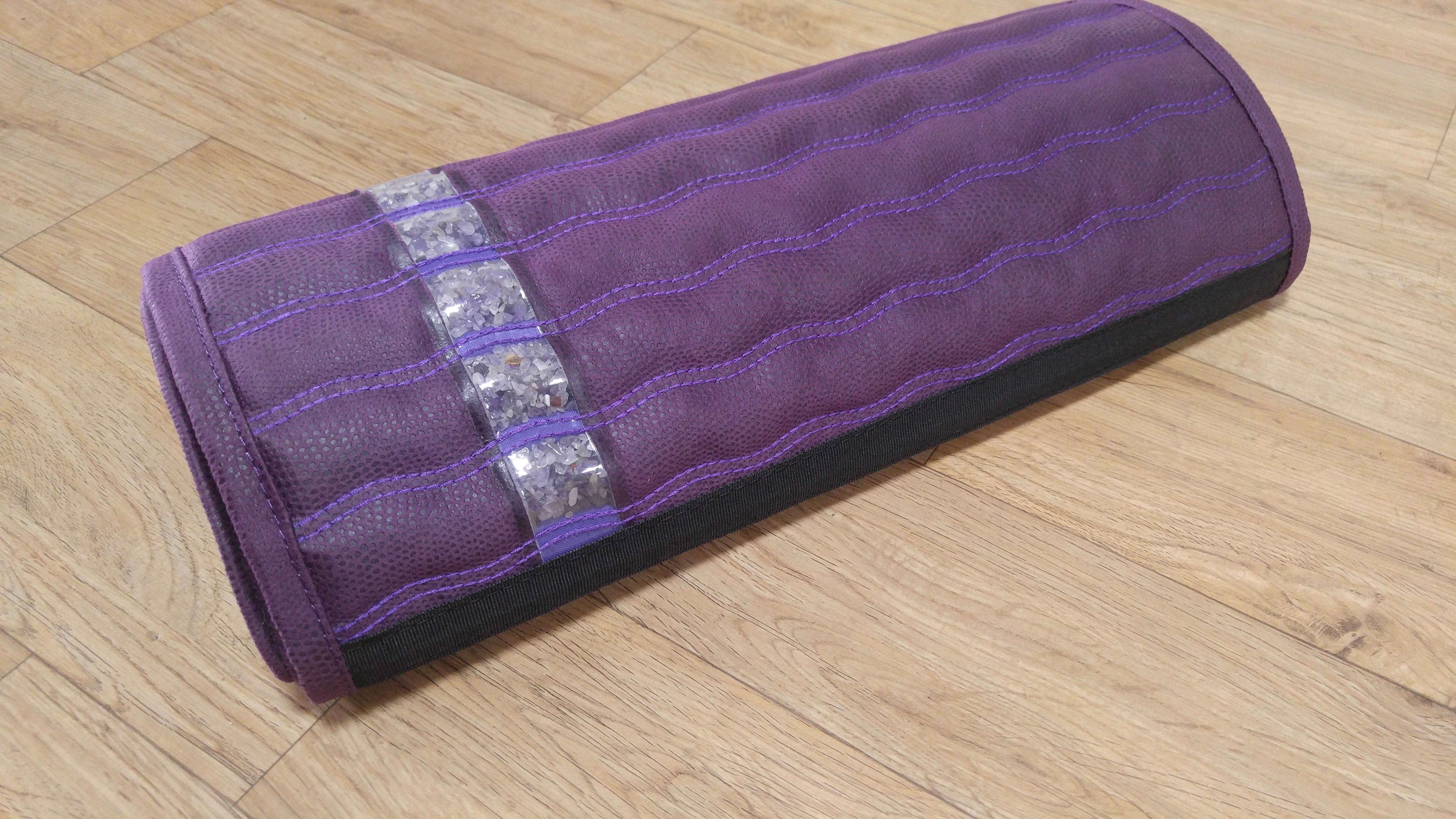 Amethyst Mini Pillow - Natural Healing Crystal for Stress Relief & Better Sleep | Perfect for Meditation, Yoga & Home Decor