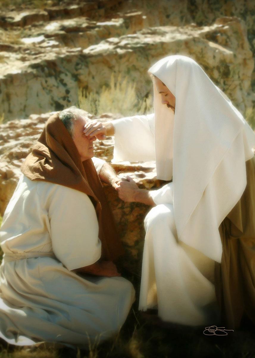Miracle Healing of a Blind Man - Inspirational Bible Story for Sunday School & Devotional Study