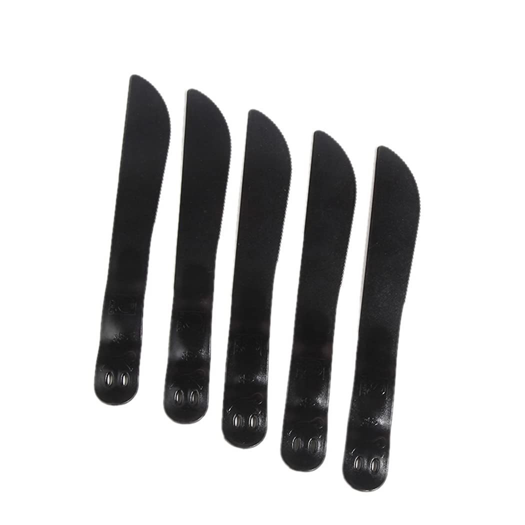 HOIRIX 30-Pack Heavy Duty Black Disposable Plastic Knives - Perfect for Parties, Picnics, Catering & Outdoor Events
