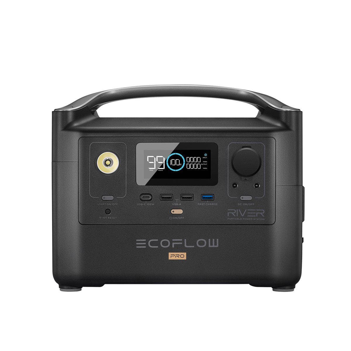 EcoFlow RIVER Pro Portable Power Station 720Wh | Solar Generator for Camping, RV, Emergencies | Fast Charging & 10 Outlets | Costco Exclusive Deal