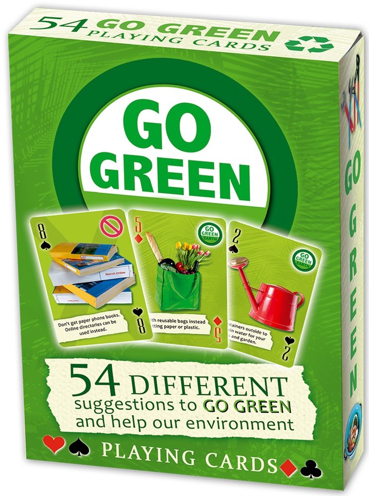 Eco-Friendly Playing Cards - 54 Card Deck for Sustainable Game Nights & Family Fun | Perfect for Poker, Blackjack, and Board Games