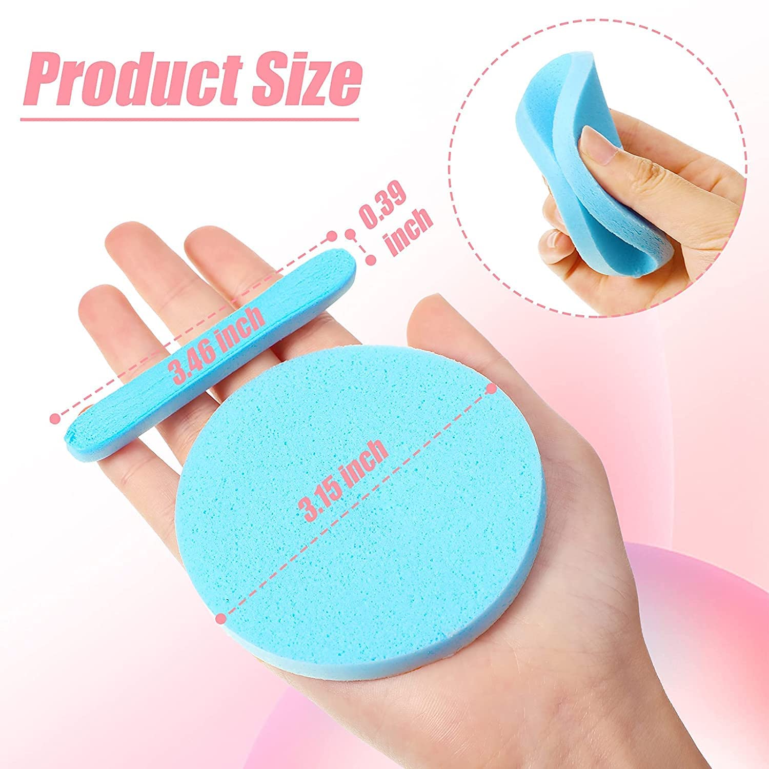 Tifurko Women's Facial Headband, Face Mask Brush & Cleaning Sponge Set - 1 Headband + 1 Sponge + 1 Brush (Random Color) | Perfect for Skincare Routine, Spa Day & At-Home Facial Treatments