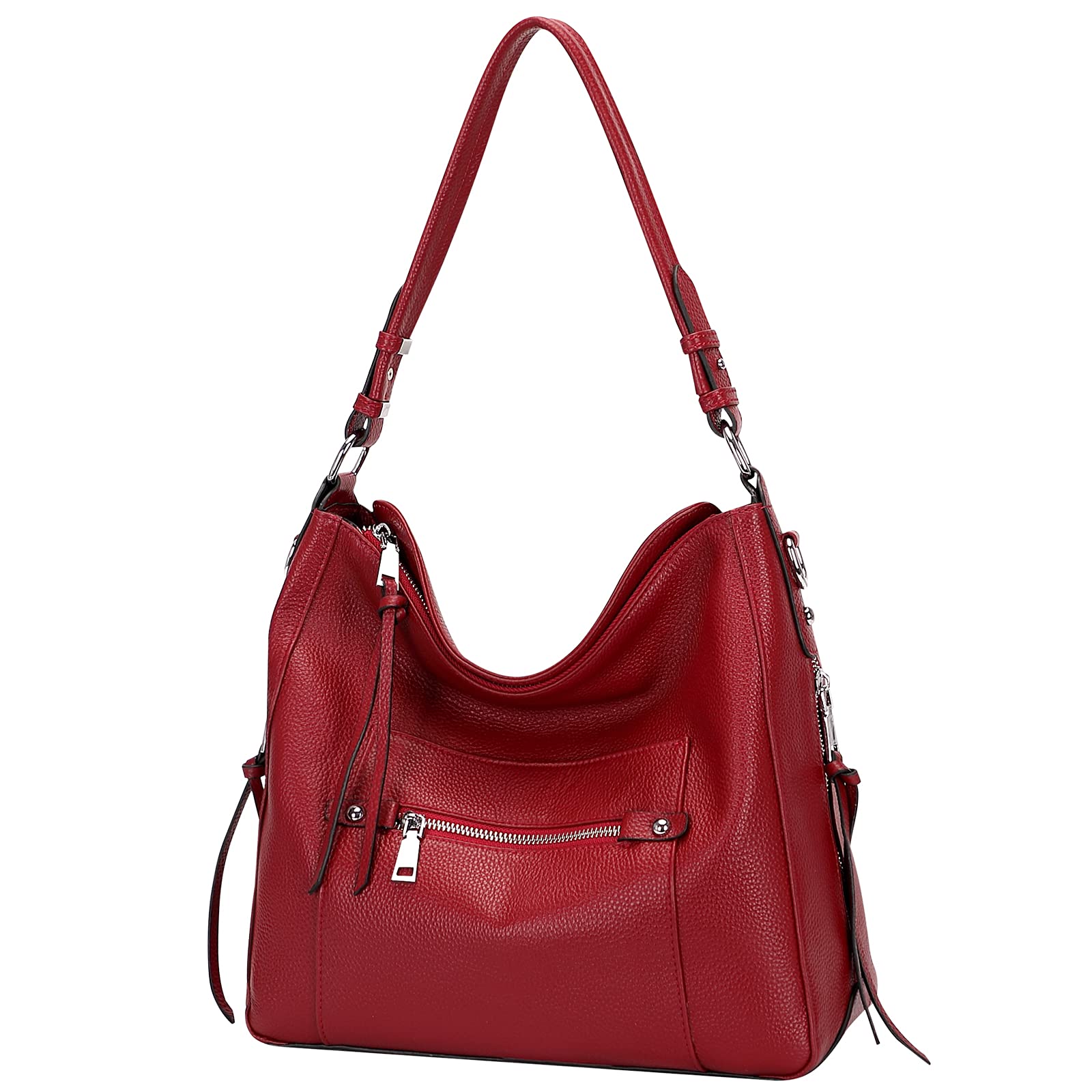 Genuine Leather Hobo Handbag for Women - Crossbody Purse for Daily Use