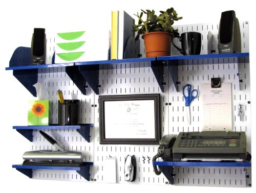 White Wall Panels Blue Accessories
