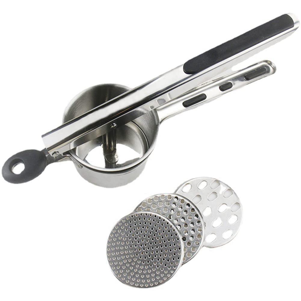 Electric Potato Ricer & Spaghetti Maker - 3 Interchangeable Discs for Perfect Mashed Potatoes & Homemade Pasta | Ideal for Kitchen, Restaurant & Meal Prep