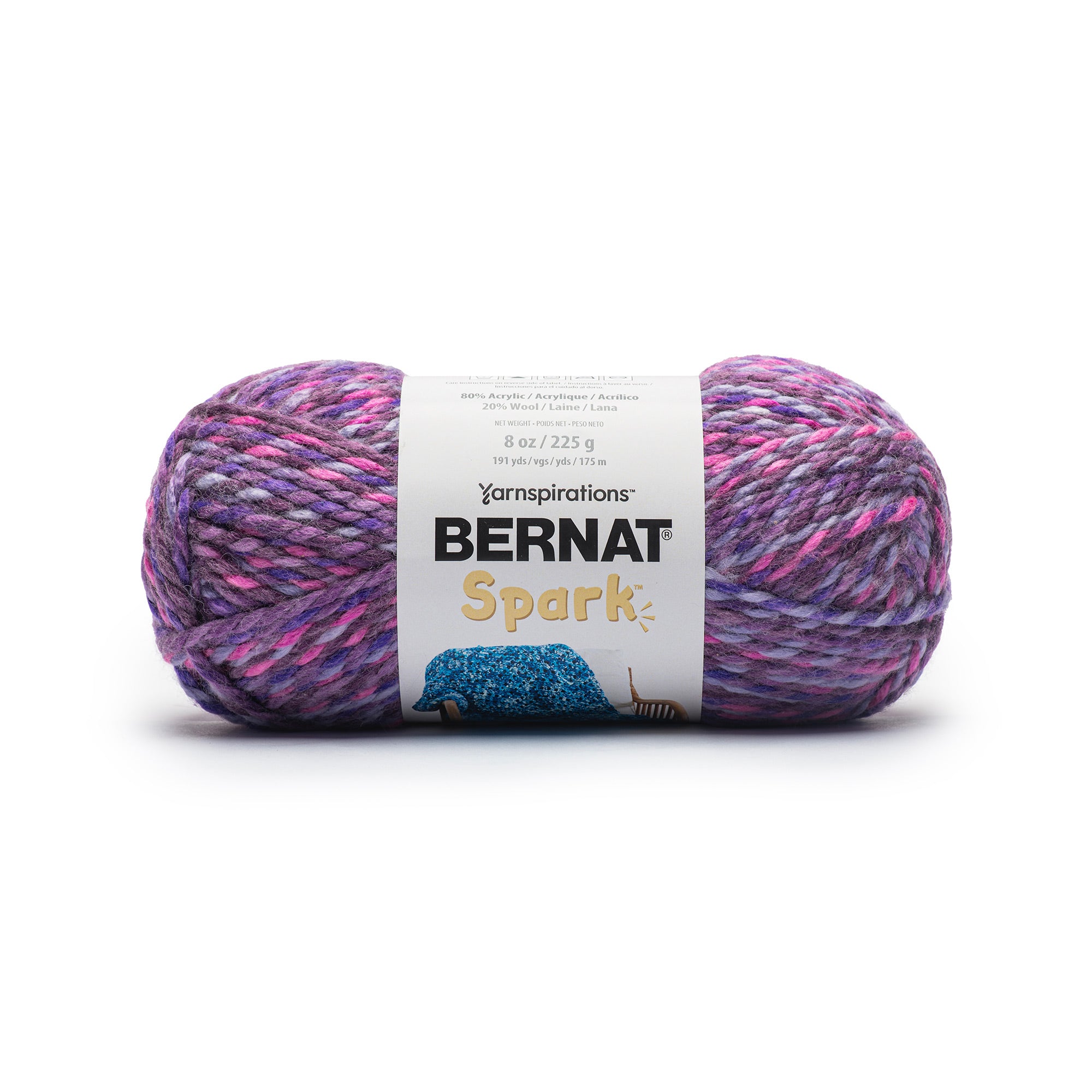 Spark Wool Minted - Premium Wool Yarn for Knitting & Crocheting - Soft & Warm Handmade Craft Supplies - Perfect for Scarves, Hats & DIY Projects