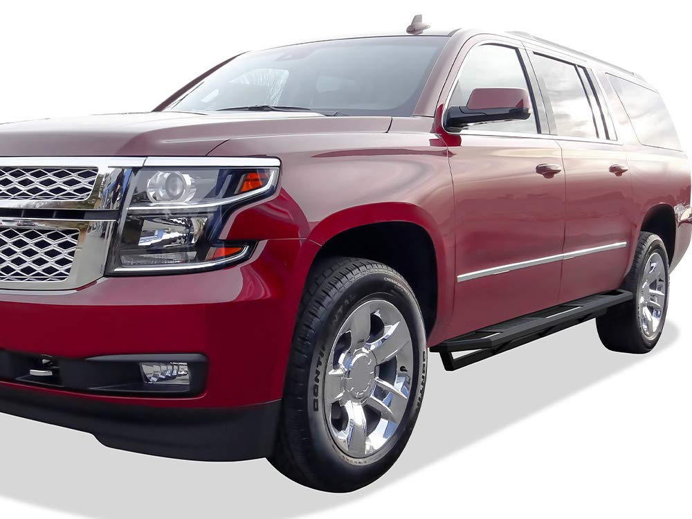 APS 6.5 Inch Stainless Steel Running Boards Nerf Bars - Compatible with Chevy Suburban & GMC Yukon XL 2005-2020 (Excluding Z71 Hybrid) | Chevy Avalanche 2002-2013 (Without Body Cladding) | Side Steps for Truck & SUV Protection & Easy Entry