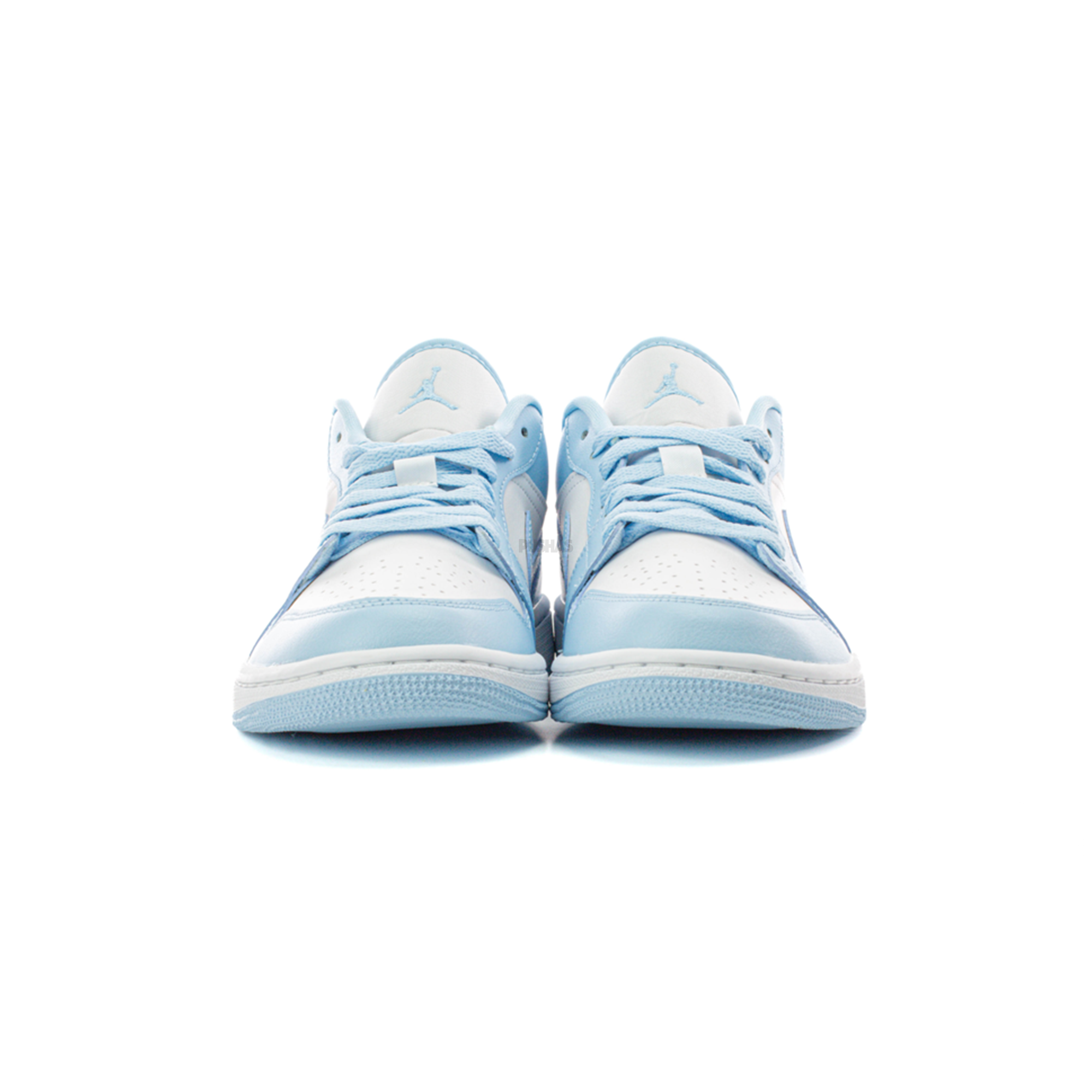 Air Jordan 1 Low 'Ice Blue / Aluminium' Women's Sneakers (2022) - Casual Wear & Street Style Fashion