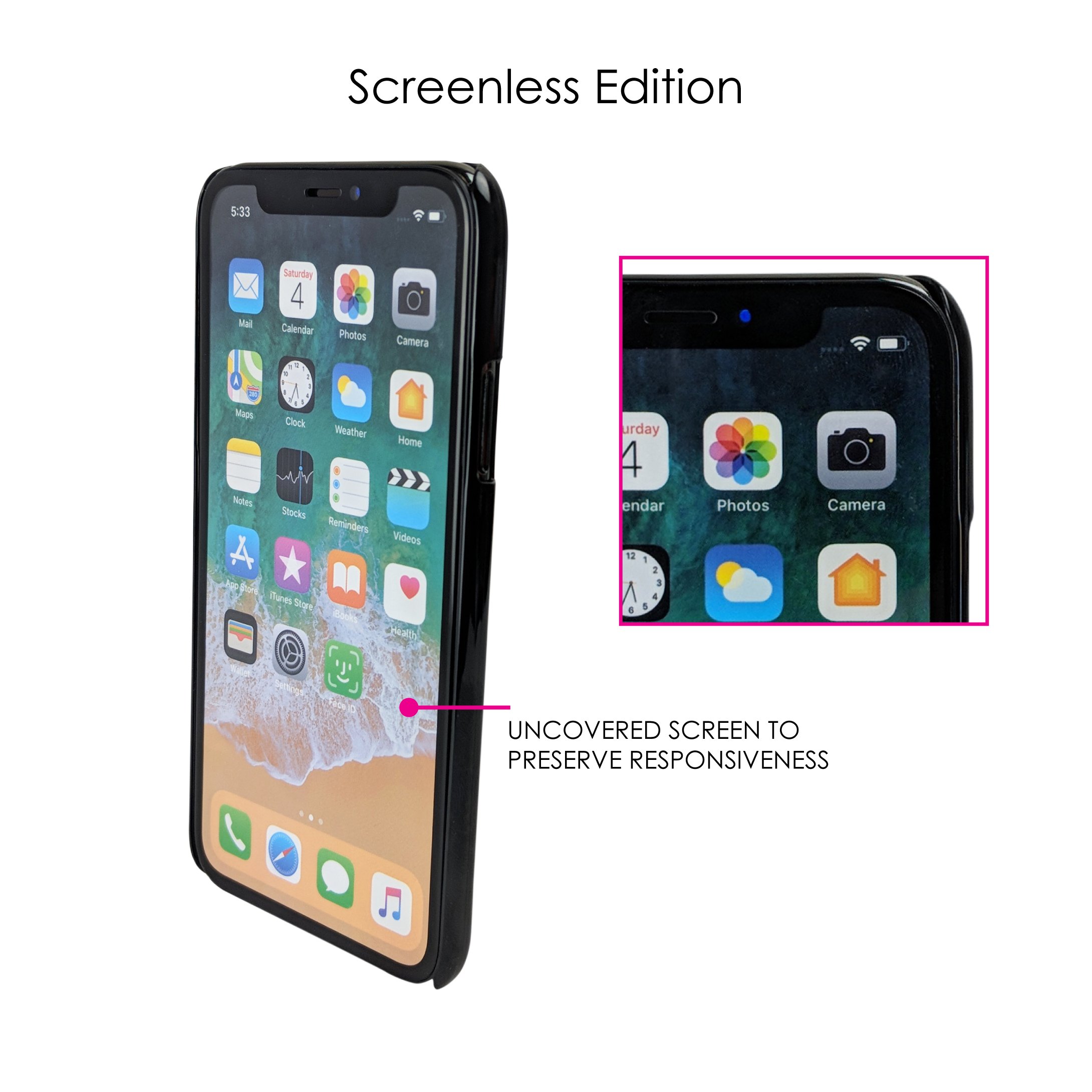 DistinctInk Ultra Slim Hard Plastic Case for iPhone XR (6.1 Inch) - Custom Black Cover with Purple & White Polka Dot Bubbles Pattern - Perfect for Everyday Protection and Stylish Look