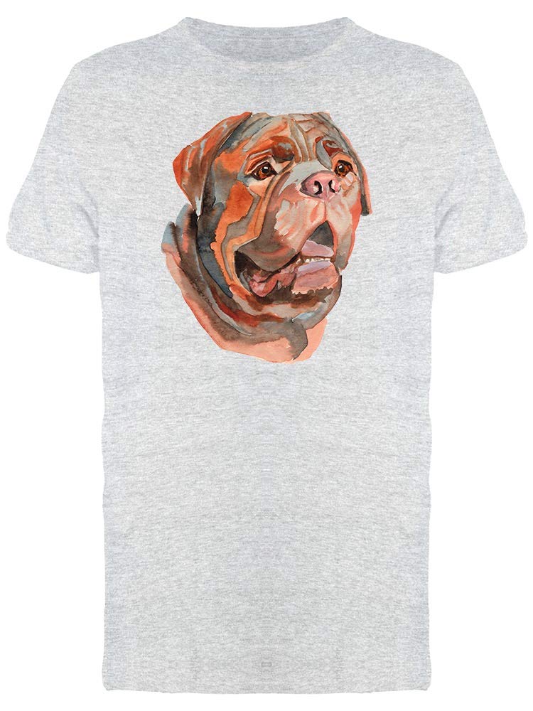 Smartprints Bullmastiff Graphic T-Shirt for Men - Comfortable Cotton Casual Tee for Dog Lovers, Streetwear & Everyday Wear
