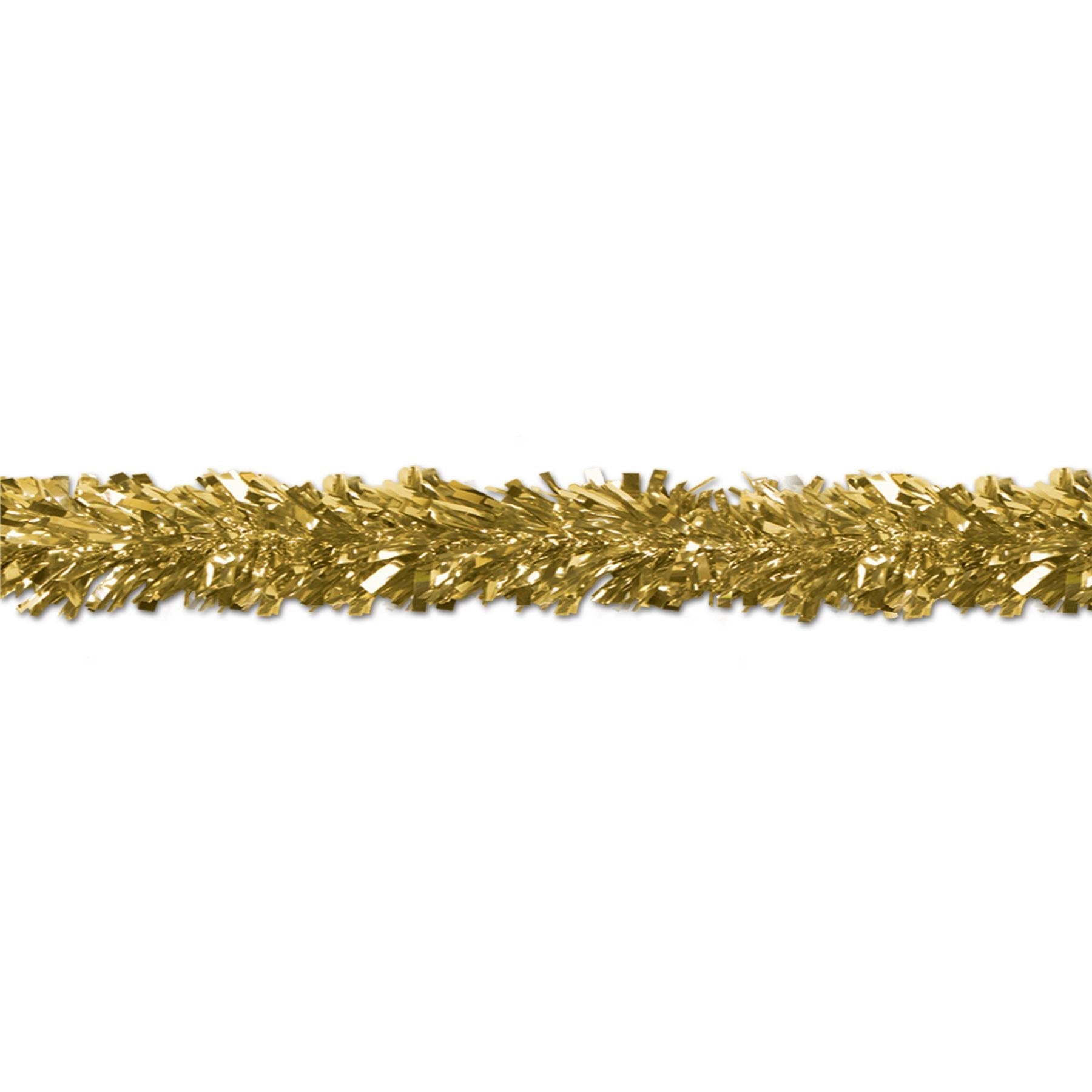12 Pack Beistle 6-Ply Metallic Gold Party Garland Decorations - Perfect for Birthday, Wedding, Christmas & Holiday Decor