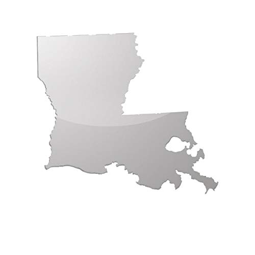 EW Designs Louisiana Shaped Sticker - Die Cut Vinyl Decal for Cars, Trucks & Laptops - 5 Inch LA State Bumper Sticker - Perfect for Travel Lovers, State Pride & Personalizing Vehicles