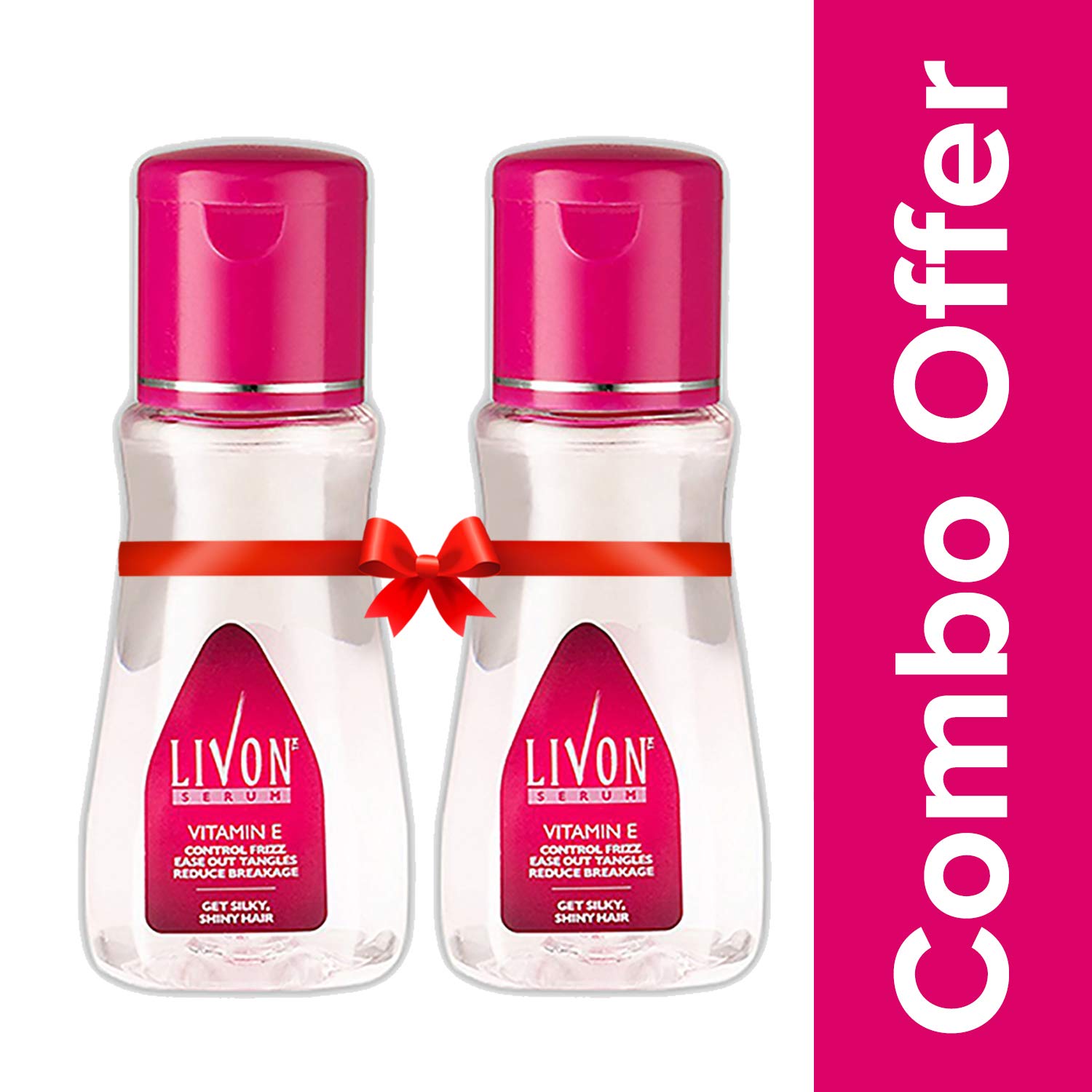 Livon Hair Serum for Women & Men - Nourishing & Frizz Control Hair Treatment for Smooth & Shiny Hair - Perfect for Daily Use, Styling & Damaged Hair Repair