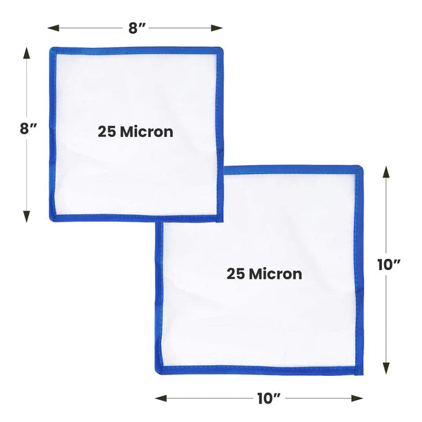 Premium Rosineer Ice Bubble Hash Extraction Filter Bags Set - 5 Gallon Micron Mesh Bags for Cannabis Concentrates (25-220 Micron) - Perfect for DIY Rosin, Hash & Kief Production at Home
