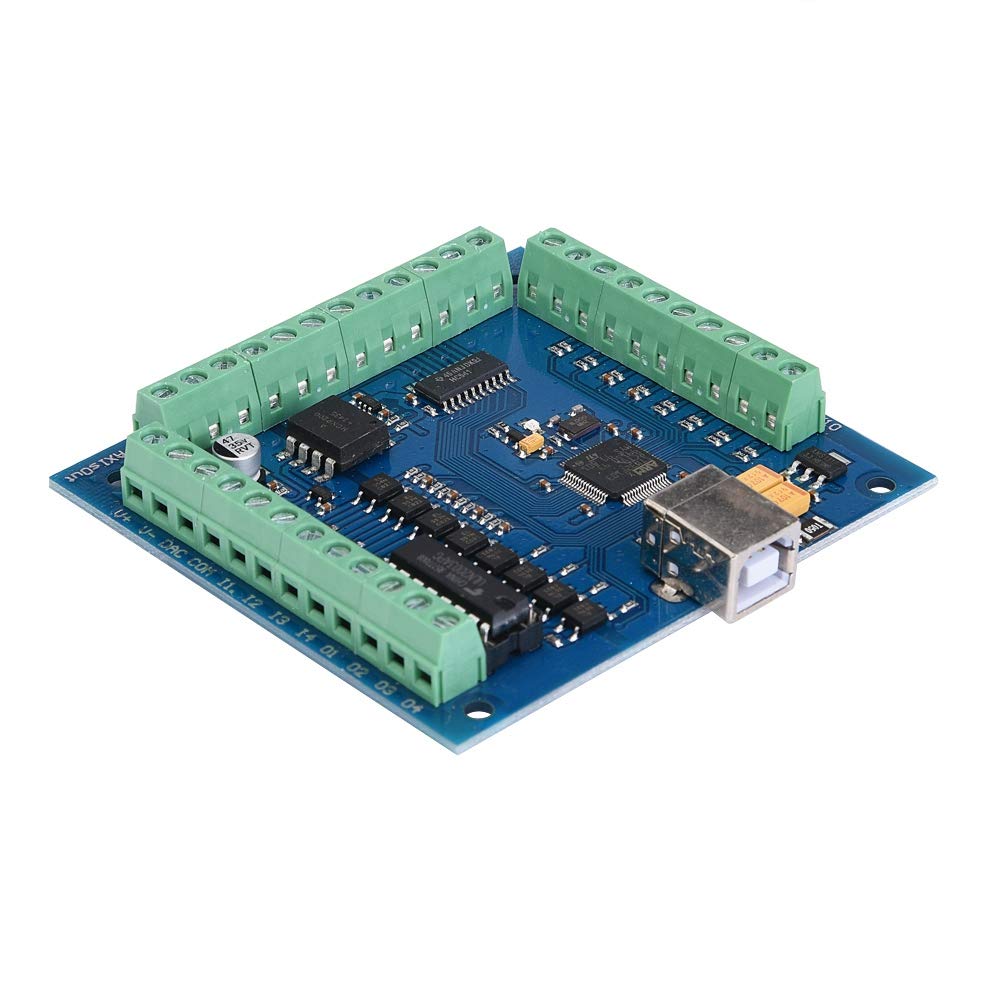 100KHz 4-Axis USB CNC Motion Controller Card for Engraving Machines - Perfect for DIY CNC Routers, Laser Cutters, and Woodworking Projects