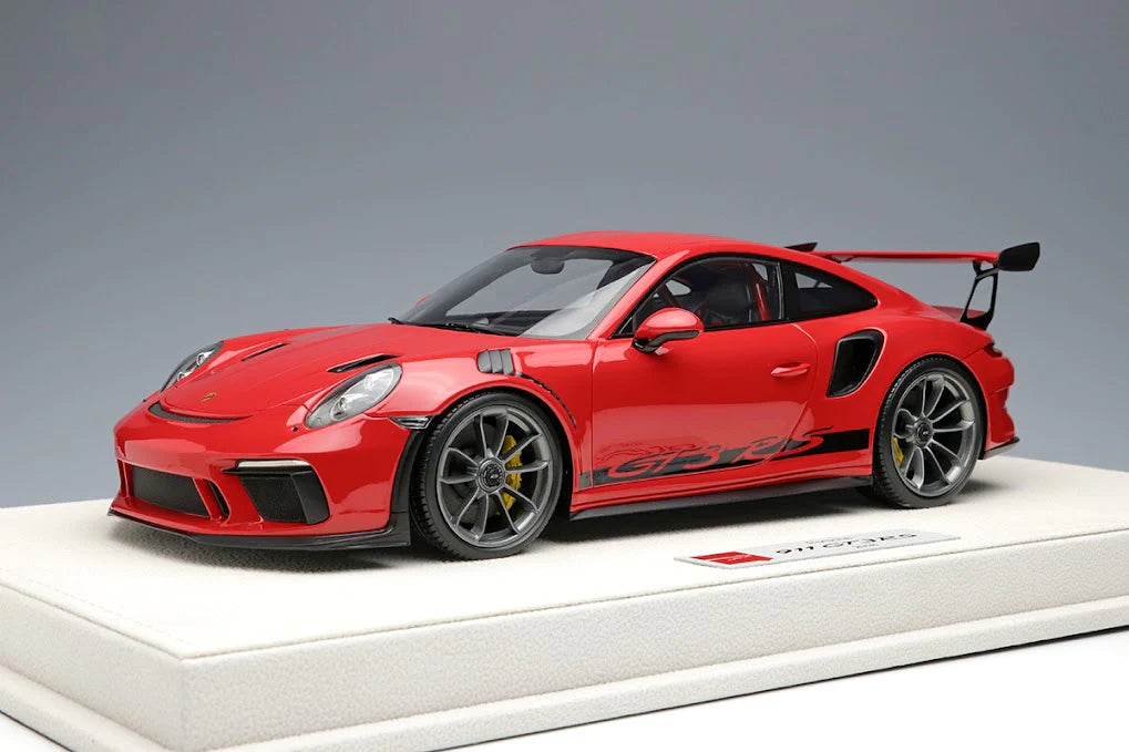 EIDOLON 1:18 Scale Porsche 911 (991.2) GT3 RS 2018 Diecast Model Car - Guards Red Color | Collectible Sports Car Display for Home Office Decor & Racing Enthusiasts Gift