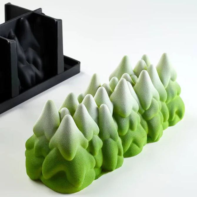 Premium Snow Tree Pavocake Silicone Mold - Non-Stick Baking Mold for Christmas Desserts, Cakes & Chocolate - Perfect for Holiday Baking, Party Treats & DIY Gifts