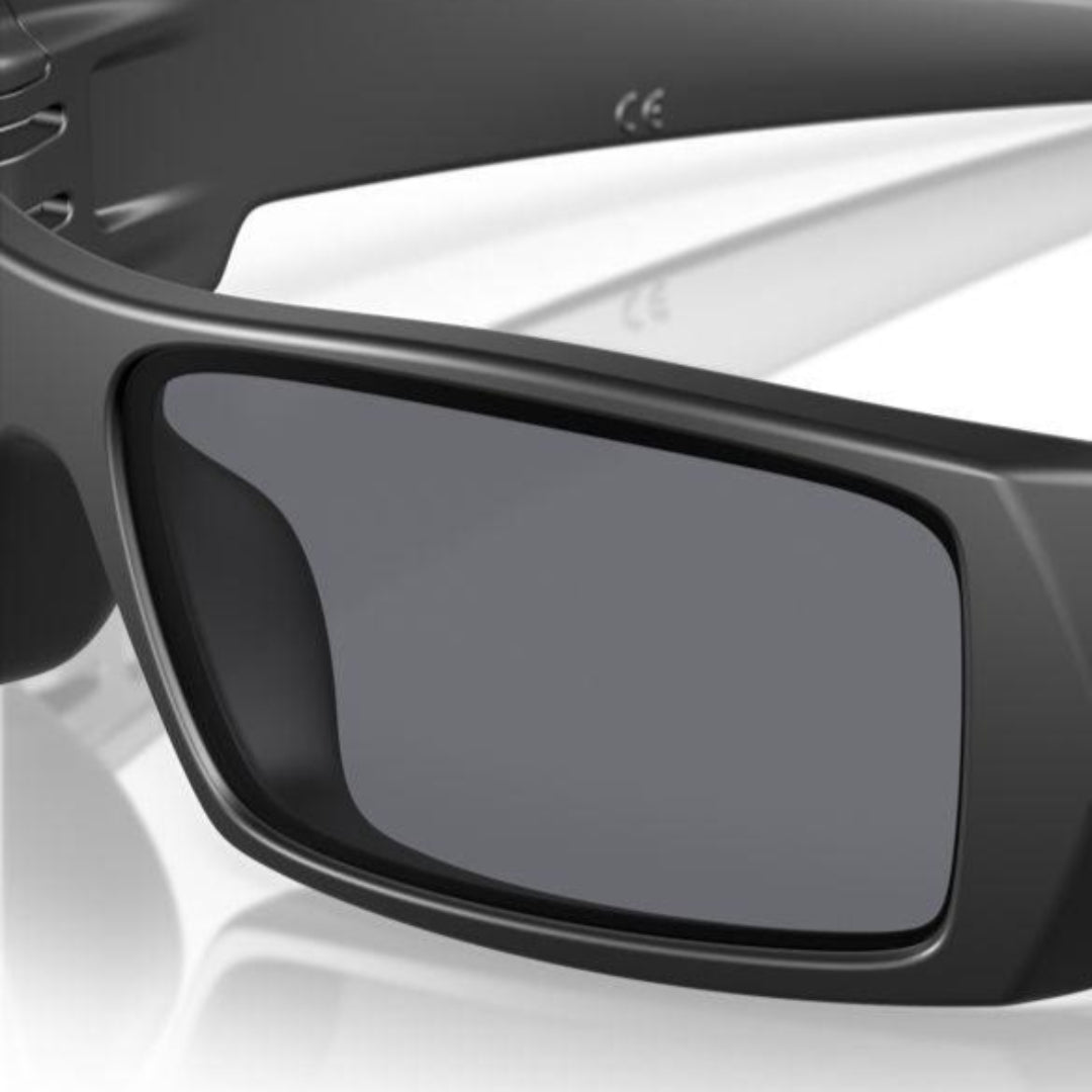 Oakley Gascan Sunglasses Matte Black/Grey Polarized Sports & Outdoor 0OO9014 11 192 - Perfect for Running, Cycling, and Outdoor Adventures