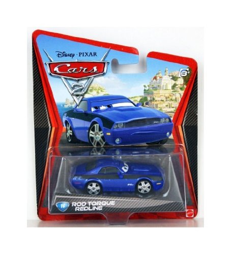 Disney/Pixar Cars 2 Movie Rod Torque Redline #16 1:55 Scale Die-Cast Model Car - Collectible Toy for Kids & Adults, Perfect for Display, Play, and Gift Giving