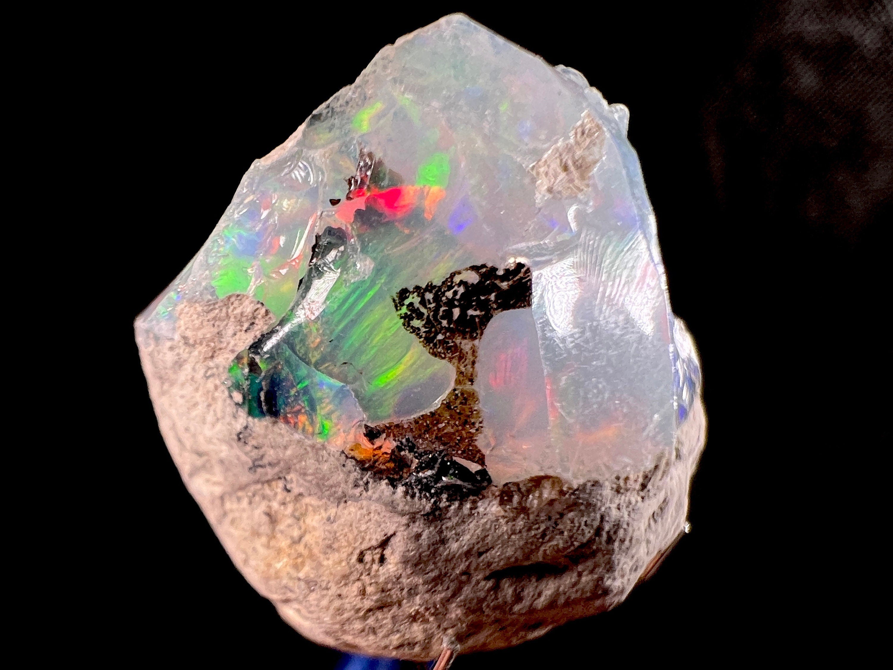 4A Welo Opal Raw Crystal - Certified Cutting Grade Opal for Jewelry Making (50616) | Perfect for DIY Gemstone Rings, Necklaces & Handcrafted Jewelry Designs
