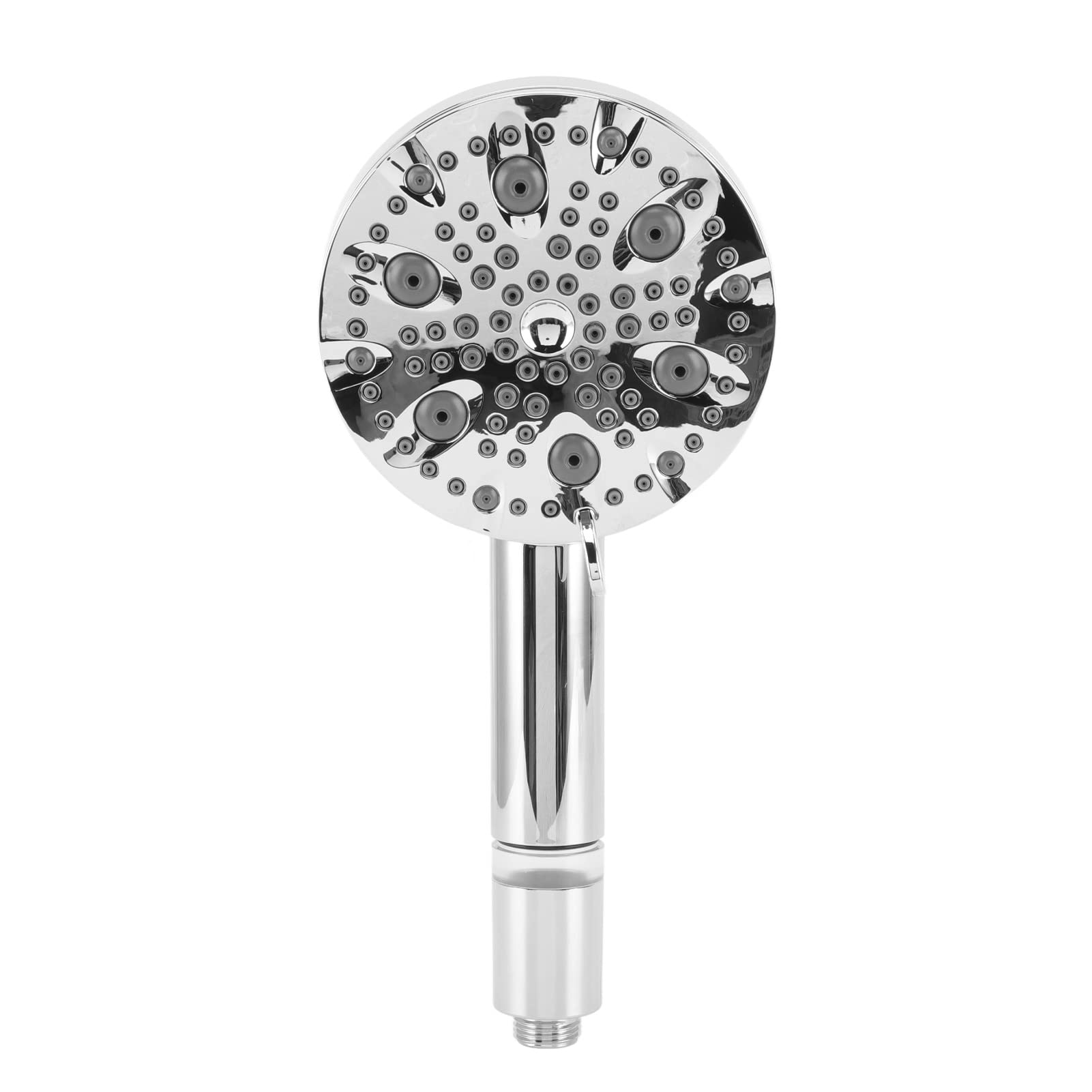 High Pressure ABS Handheld Shower Spray - Powerful Bathroom Showerhead with Cotton Grip for Relaxing Shower Experience | Perfect for Home, Hotel & Spa Use
