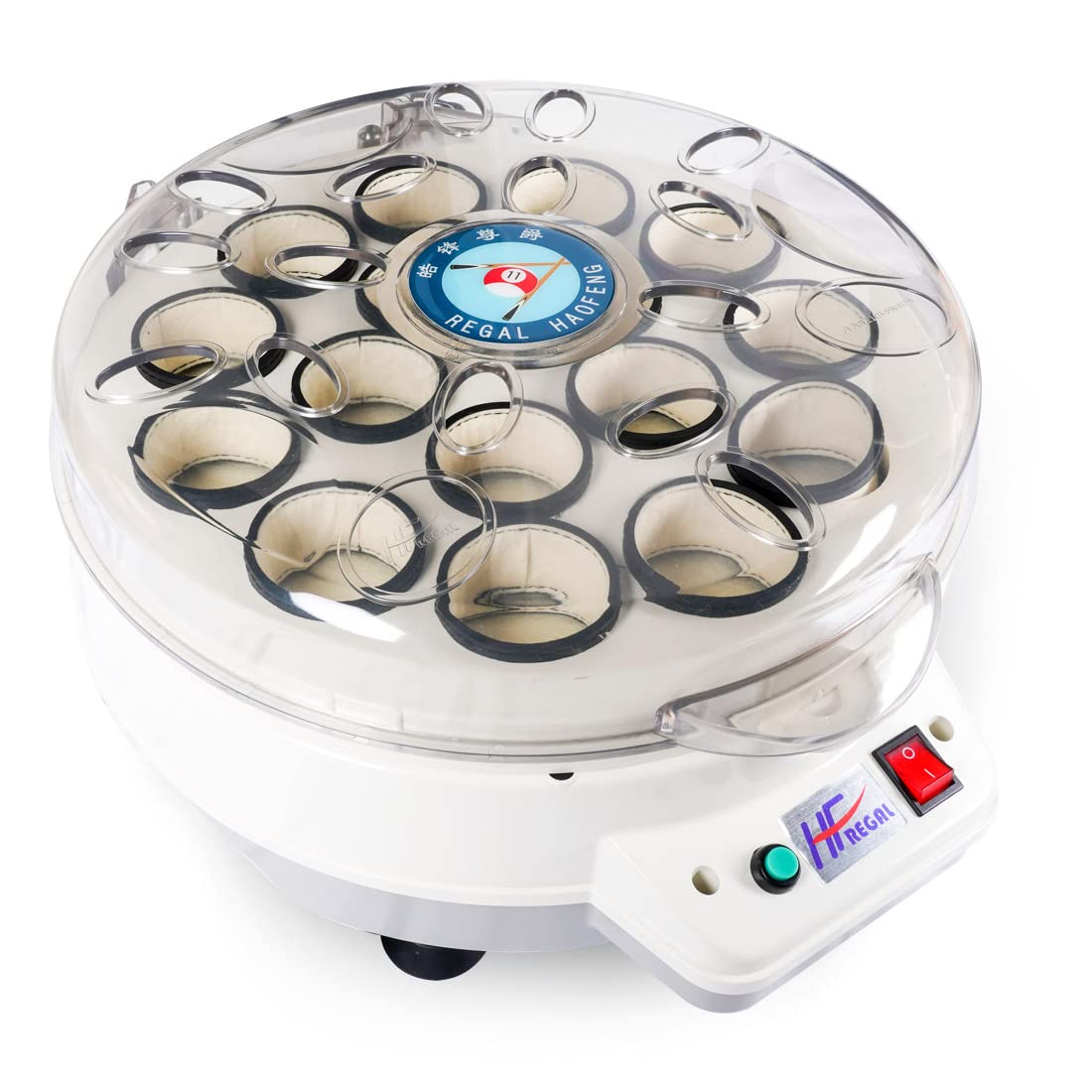 KONLLEN Automatic Pool Ball Cleaner Machine - Electronic Washing System for 16 Billiard Balls | Professional Billiards Accessories for Home Game Rooms & Pool Halls