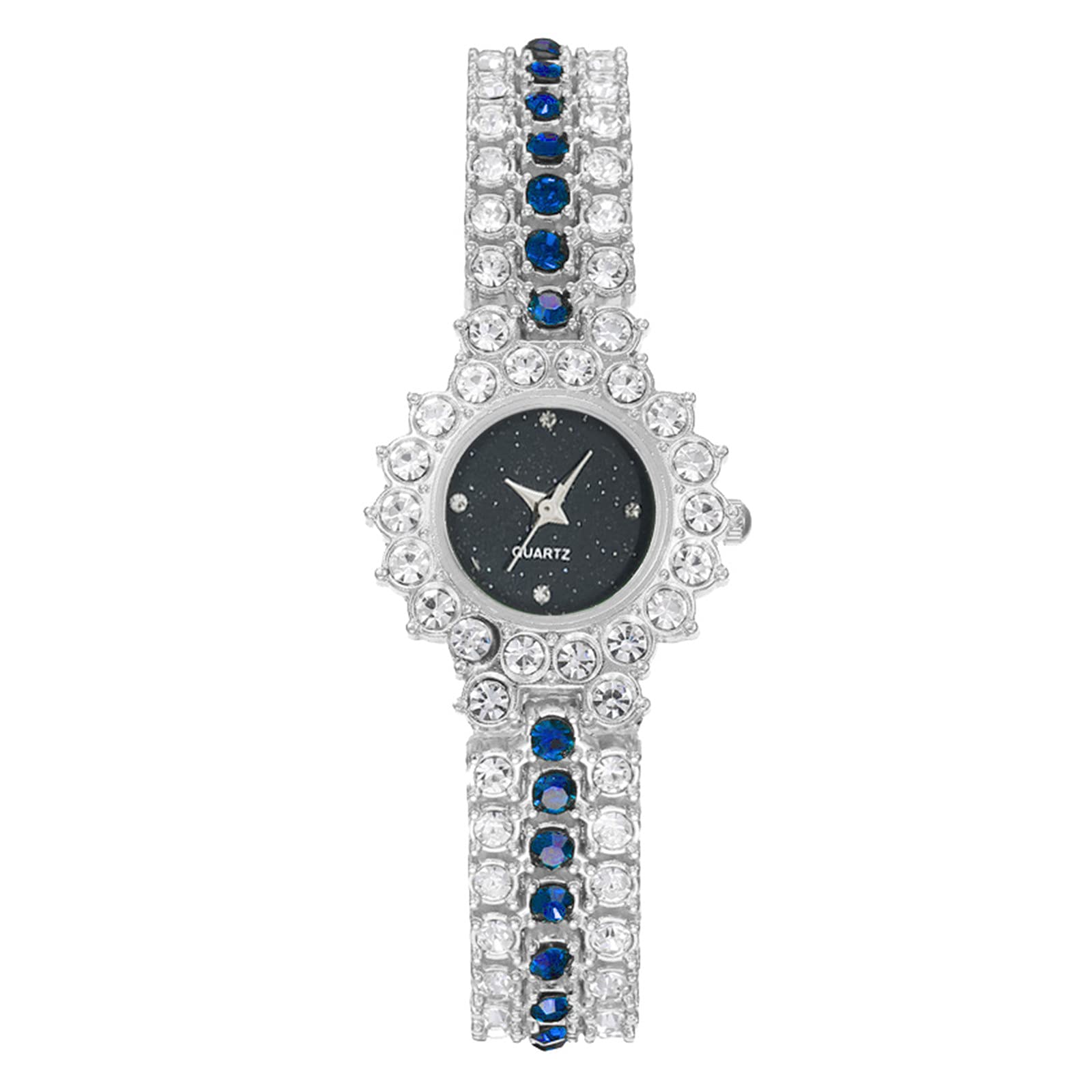 Elegant Gypsophila Diamond Women's Quartz Watch - Stylish Fashion Watch with Large Numbers for Everyday Wear & Special Occasions
