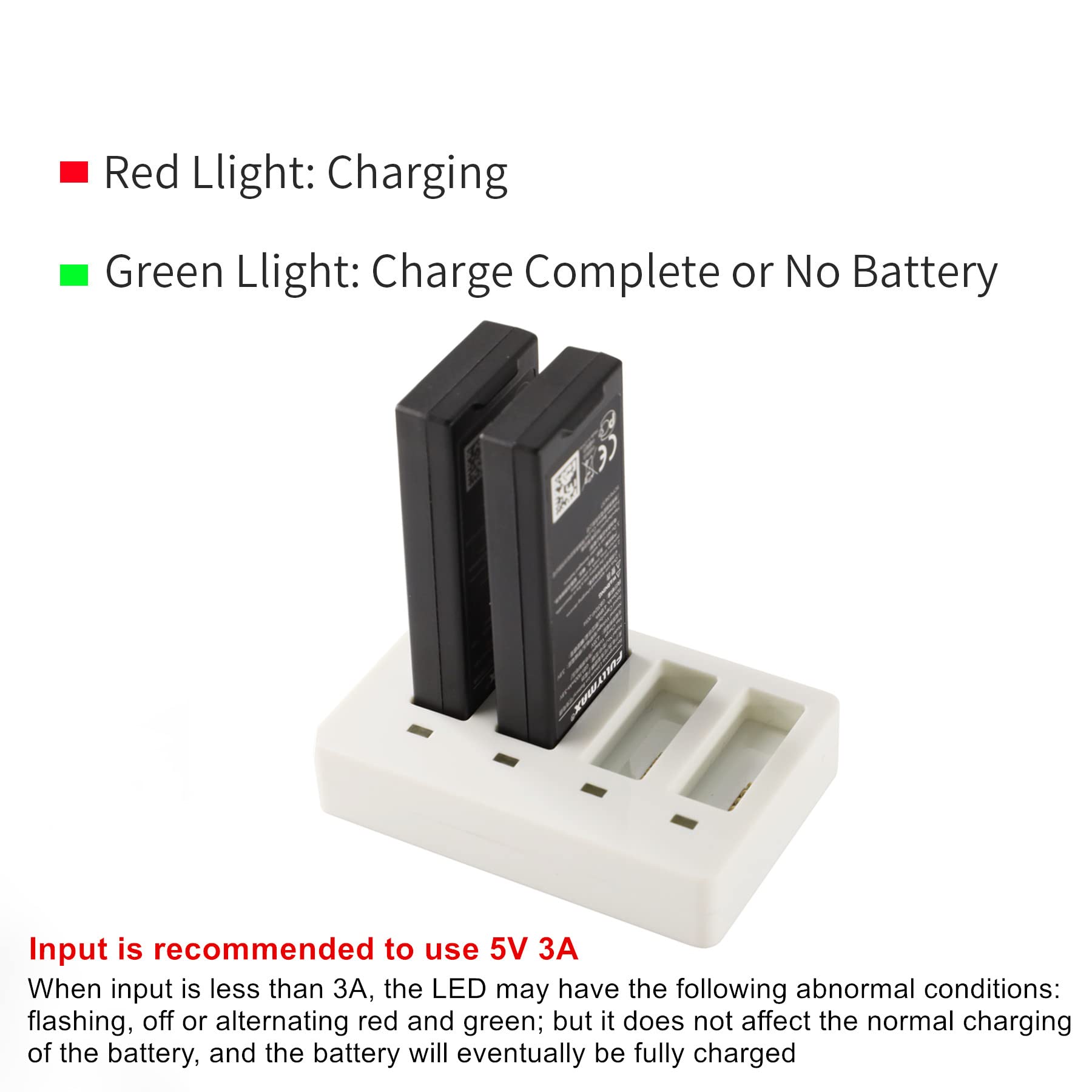 DJI Ryze Tello & Tello EDU Drone USB Charger - Fast Charging Battery Pack for Quadcopter - Perfect for Travel, Outdoor Adventures & STEM Education