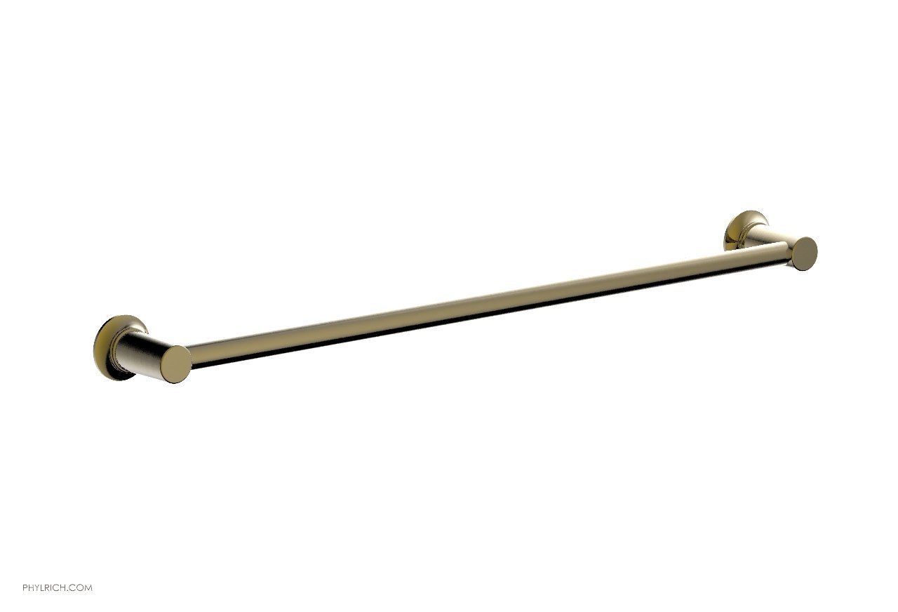 HEX MODERN 24-Inch Towel Bar 501 71 - Brushed Nickel Bathroom Towel Rack for Hand & Bath Towels - Perfect for Bathroom, Spa, and Guest Room Decor
