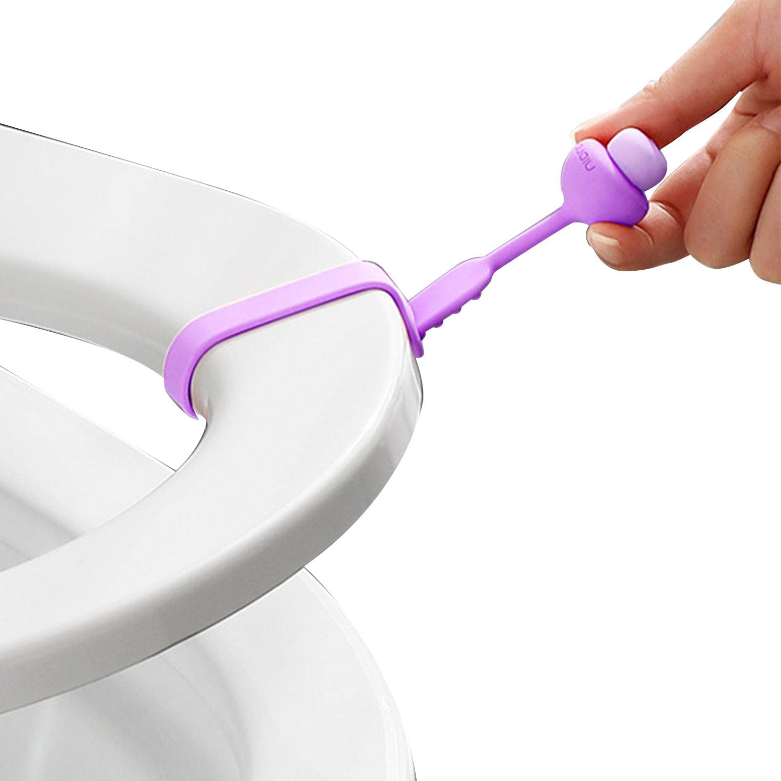 Toilet Seat Lifter - Hygienic Mushroom Toilet Lid Holder & Riser Buckle for Hands-Free Bathroom Use - Avoid Germs & Improve Sanitation - Perfect for Home, Office & Public Restrooms