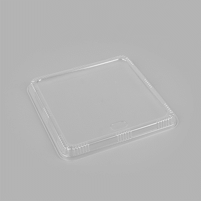 Clear Plastic Bento Box Lids - 50 Pack, Square Design Fits 40 oz Containers | Perfect for Meal Prep, School Lunches & Office Food Storage