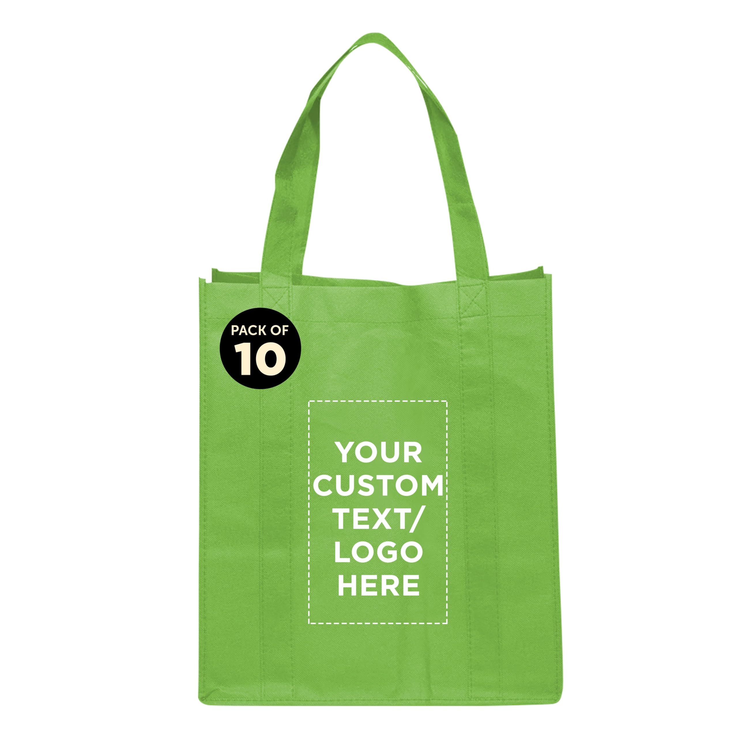 Eco-Friendly Reusable Grocery Tote Bags - Foldable Shopping Bags for Groceries, Farmers Market & Travel | Compact & Durable