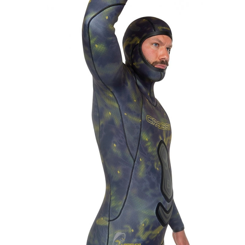 Cressi Lampuga 5mm Neoprene Scuba Diving Wetsuit - Warm & Flexible for Cold Water Diving, Snorkeling, and Spearfishing