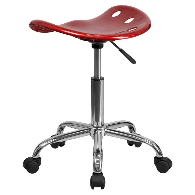 Vibrant Apple Green Tractor Seat & Chrome Stool - Retro Diner Style Bar Stool for Kitchen, Cafe, and Home Decor