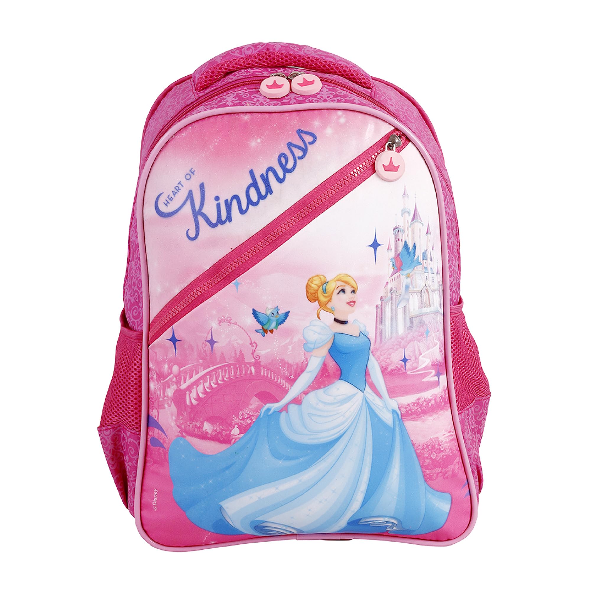 Disney Princess School Bag for Girls - 14 Inch Waterproof Backpack for Travel & Picnic