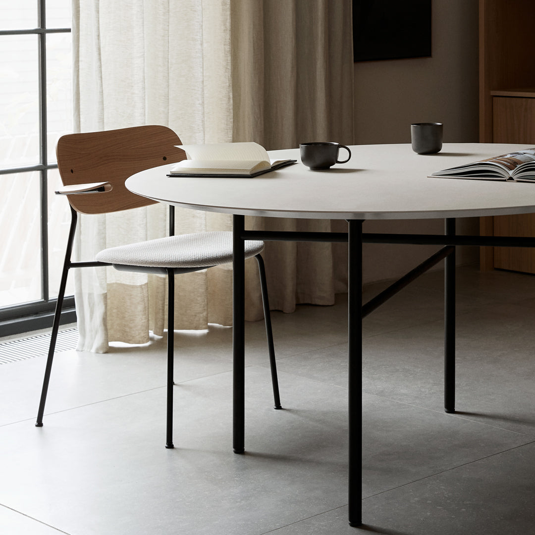 Modern Wooden Dining Chairs with Armrests & Upholstered Seats - Comfortable Kitchen, Dining Room, and Breakfast Nook Furniture for Home Decor
