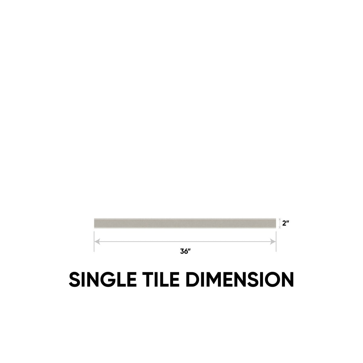 2 Pack 36 Inch Marmiline Ash Polished Engineered Stone Threshold - Durable Transition Strip for Doorways, Showers & Flooring Projects