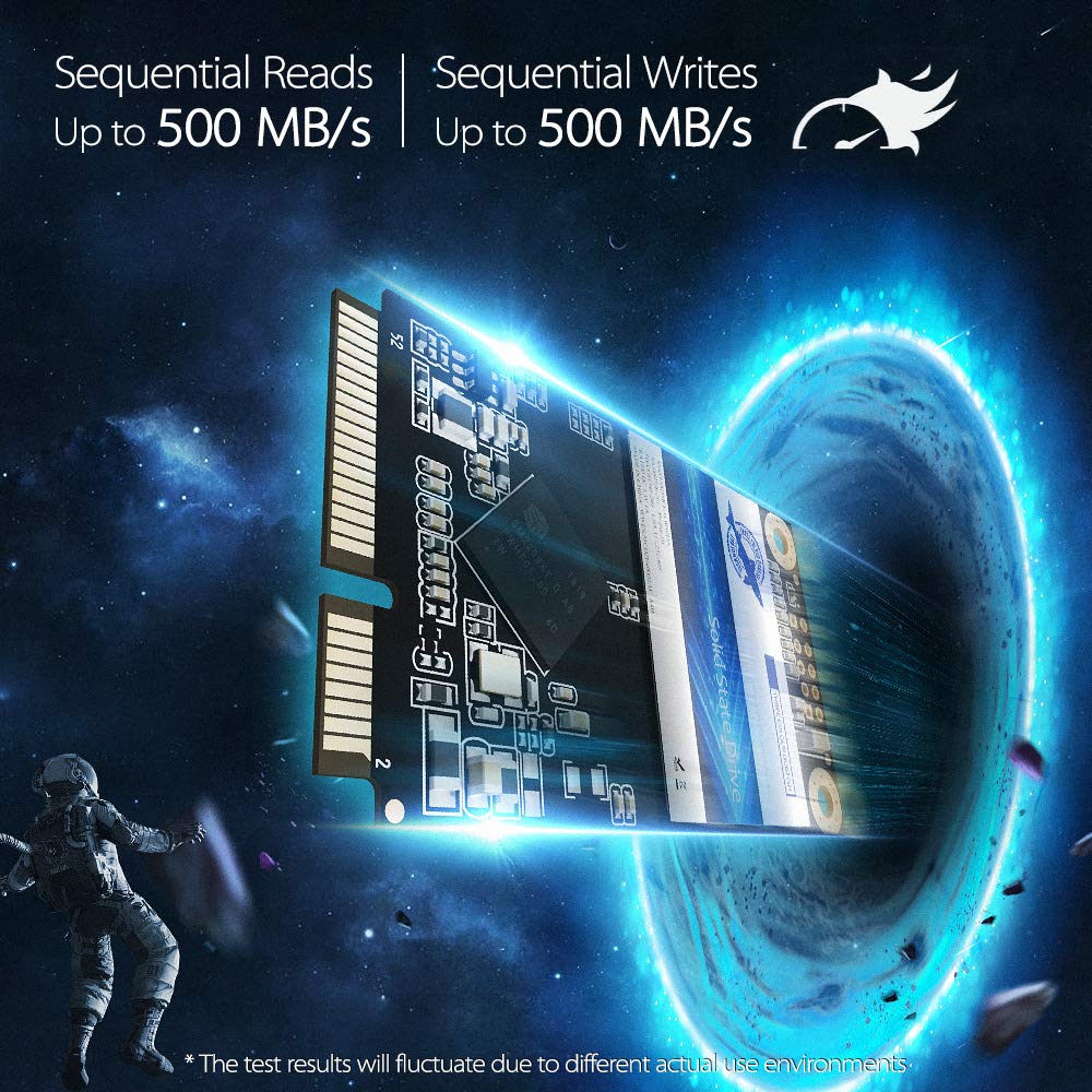 256GB mSATA SSD Internal Solid State Drive - High Speed Mini SATA Hard Disk for Laptop, Desktop, Notebook - 5 Pack Bundle for Gaming, Business & Data Storage Upgrade