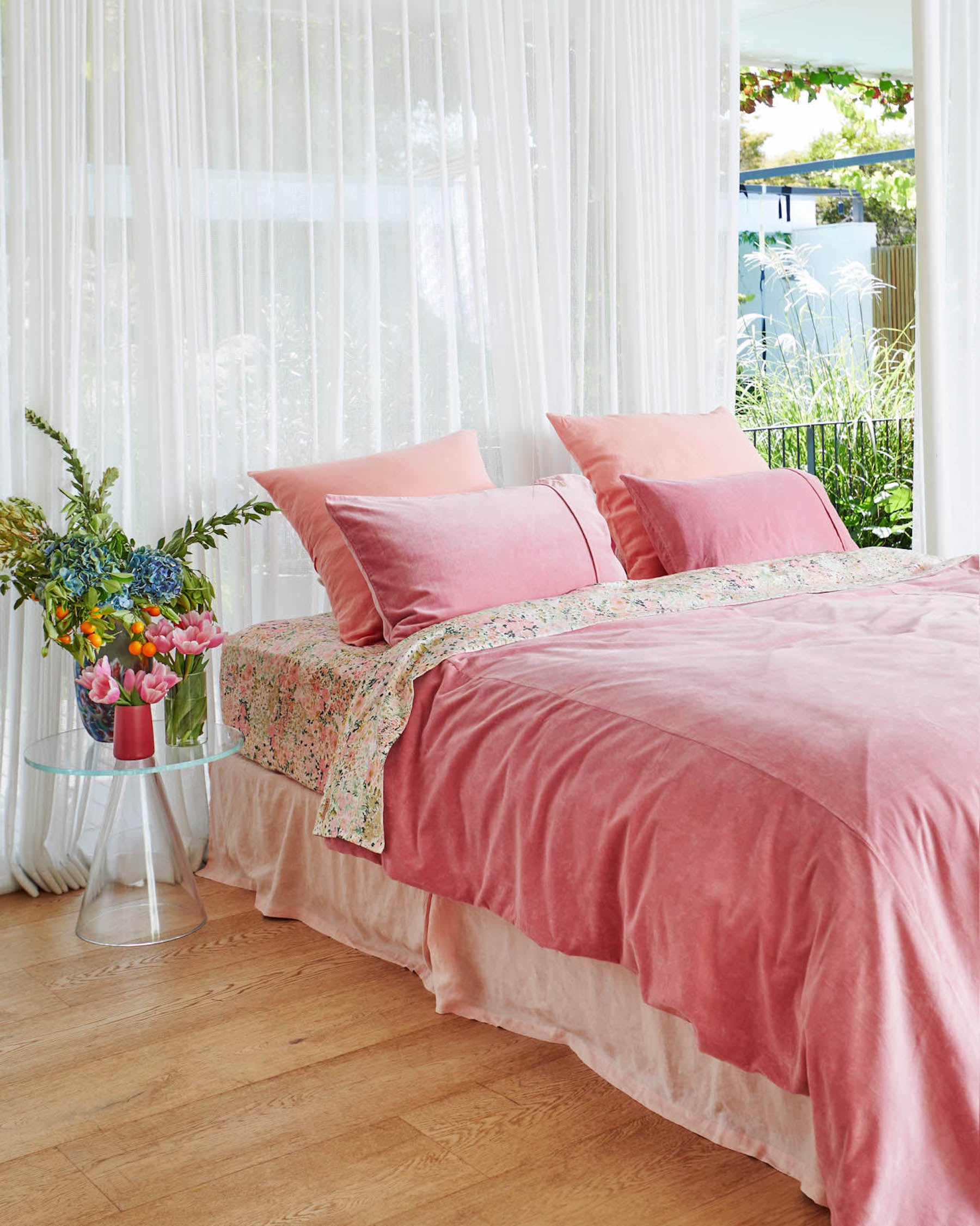 Luxury Dusty Rose Velvet Pillowcases Set of 2 - Soft & Breathable for Ultimate Comfort - Perfect for Bedroom, Living Room, and Home Decor
