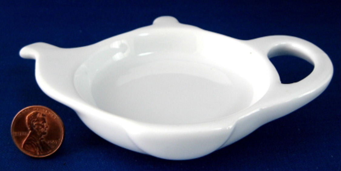White Porcelain Teapot-Shaped Tea Bag Holder - Large Capacity Tea Bag Caddy Organizer for Kitchen Countertop, Office Desk, and Dining Table Decor
