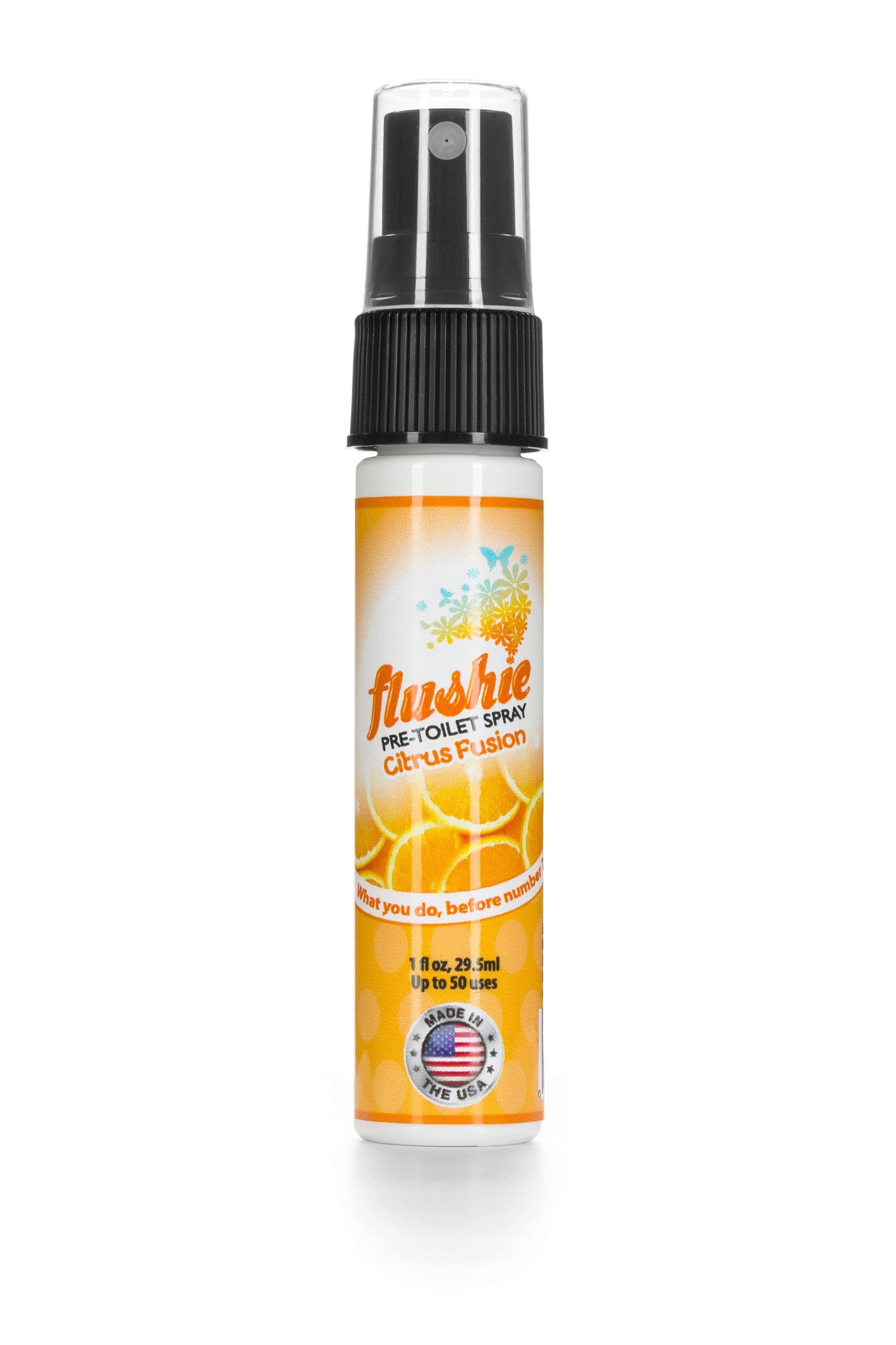 Travel Size Toilet Deodorizer Spray - Poop Odor Eliminator for Bathroom & On-The-Go Use | Portable Toilet Freshener for Travel, Camping & Public Restrooms