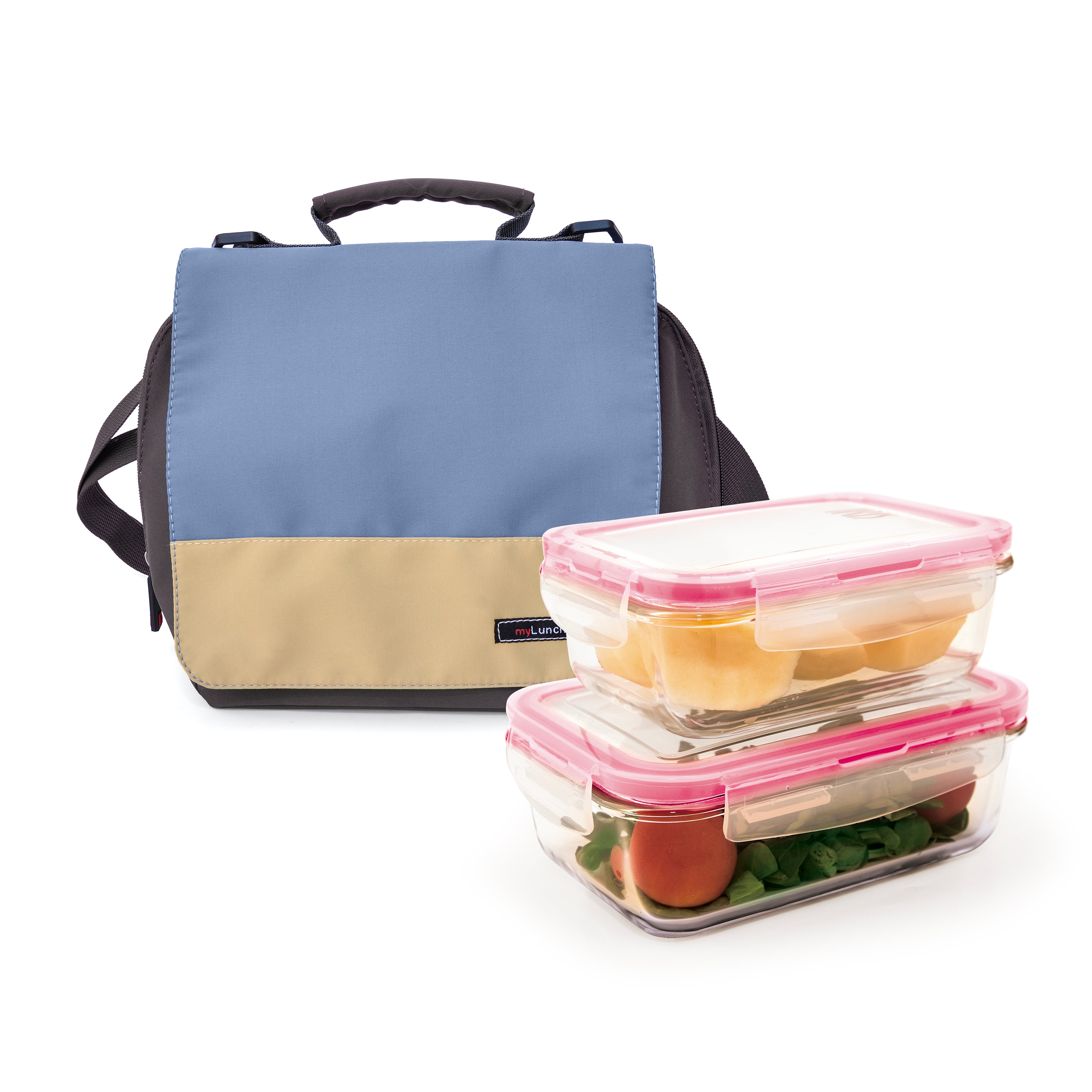 Smart Insulated Lunch Bag for Work & School - Fresh Grey - Keep Food Fresh & Cool All Day - Perfect for Office, Picnics & Outdoor Activities