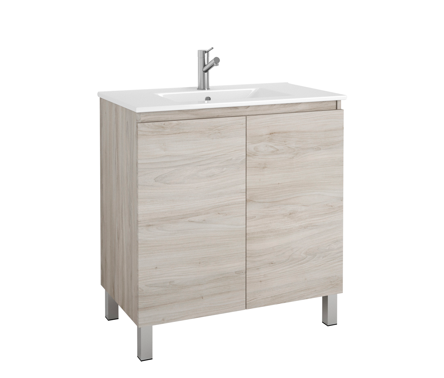 DAX Sunset Bathroom Vanity Cabinet with Onix Basin - Modern Bathroom Storage with Sink for Small Spaces, Perfect for Apartments & Powder Rooms