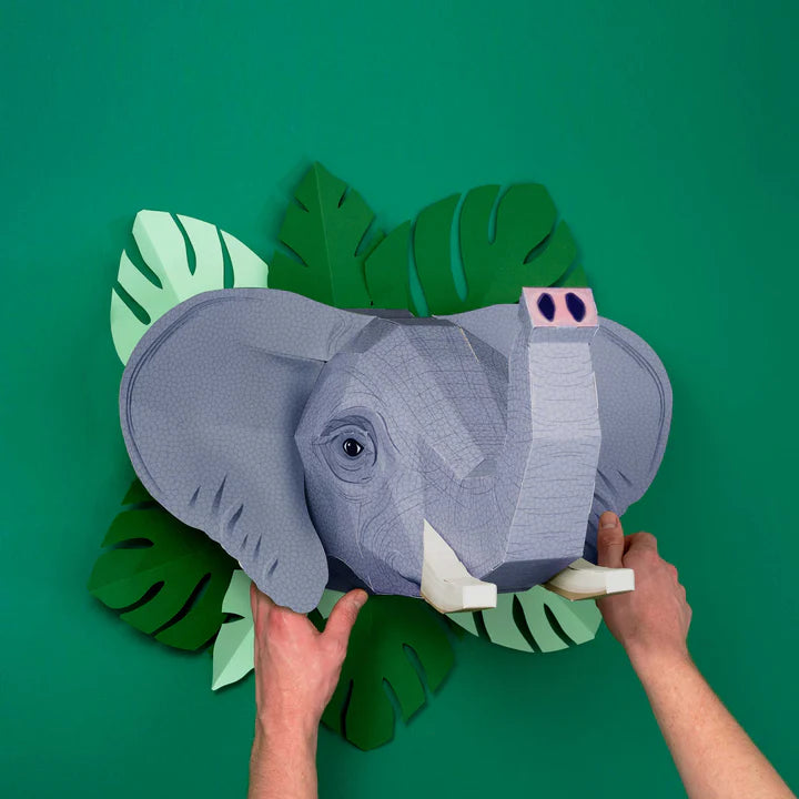 Create Your Own Extraordinary Elephant - DIY Handmade Elephant Craft Kit for Kids & Adults - Perfect for Birthday Gifts, Home Decor, and Art Projects