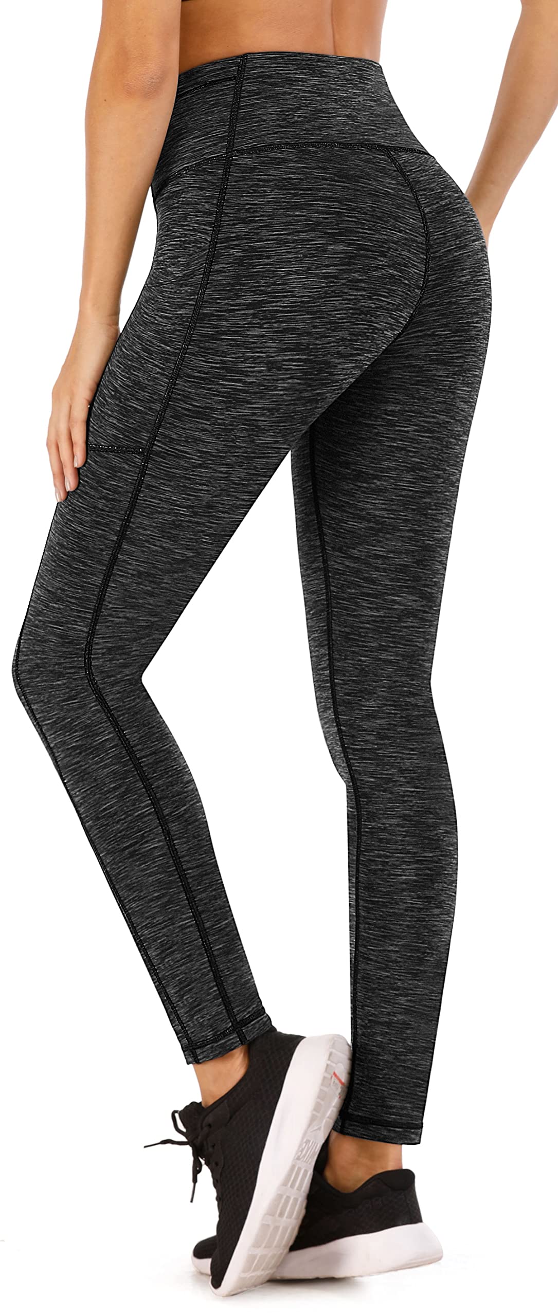 **IUGA Women's High Waisted Yoga Pants with Pockets - Tummy Control Workout Leggings for Running, Sports & Gym - Comfortable & Stylish Activewear**