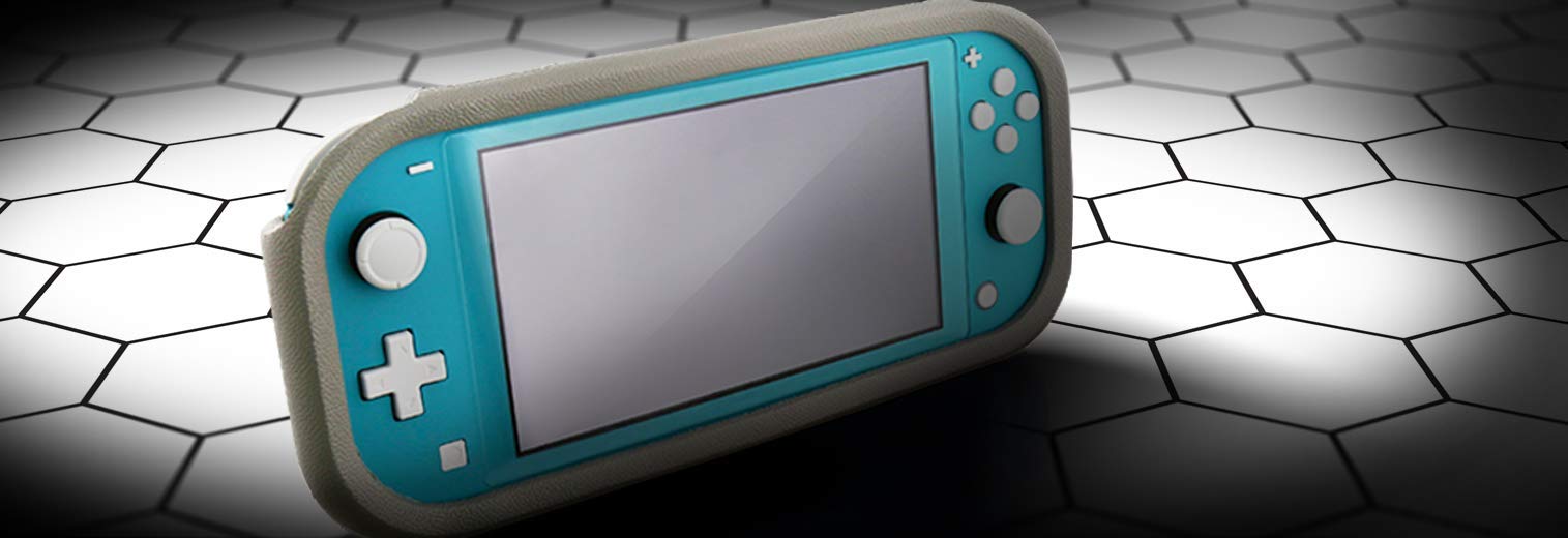 Nyko Bubble Case for Nintendo Switch Lite - Protective Cover with Shock Absorption, Anti-Slip Grip (Grey) | Perfect for Travel, Gaming on the Go & Everyday Protection