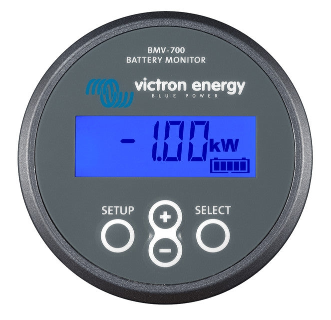 Victron Energy BMV-700H Smart Battery Monitor with Bluetooth - Accurate Voltage, Current & Power Tracking for RVs, Boats & Solar Systems